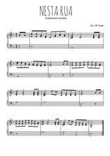 Téléchargez l'arrangement pour piano de la partition de Nesta Rua en PDF